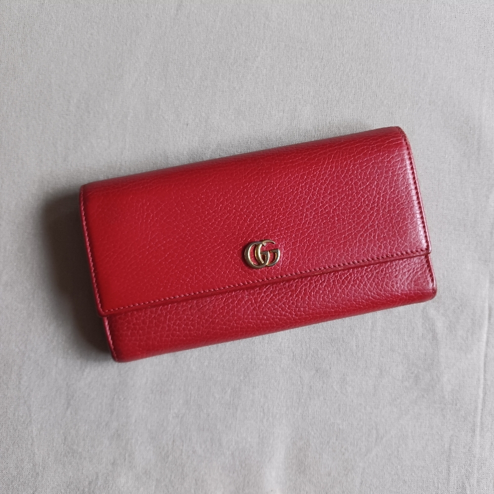 Gucci Marmont Red Wallet